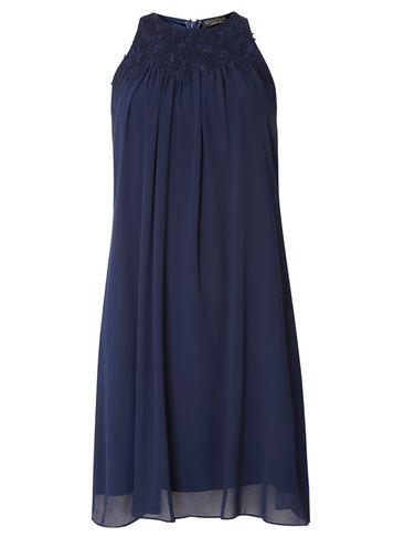 Dorothy Perkins Navy Georgia Trapeze