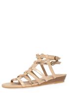 Dorothy Perkins Nude Low Wedge Strap Sandals