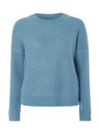 Dorothy Perkins *noisy May Blue 'edna' Long Sleeve Knitted Top