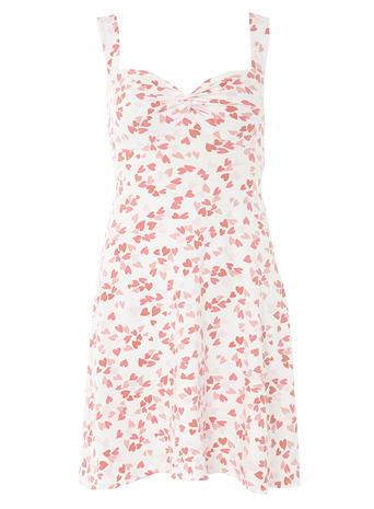 Dorothy Perkins Ivory Heart Twist Sundress