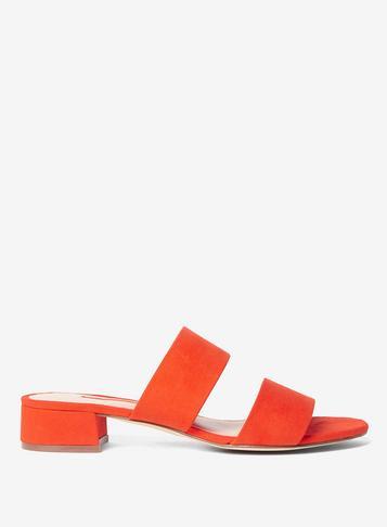 Dorothy Perkins Orange 'storm' Block-heel Mules