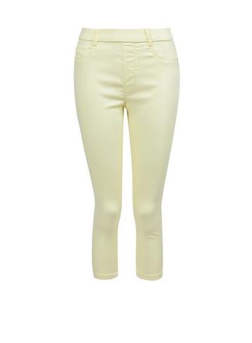 Dorothy Perkins Lemon 'eden' Super Soft Cropped Jeggings