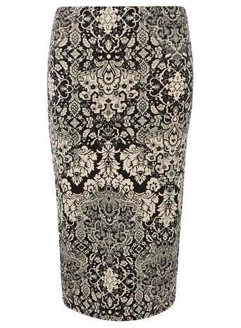 Dorothy Perkins Stone Baroque Printed Tube Skirt