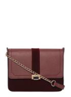 Dorothy Perkins Burgundy Velvet Cross Body Bag