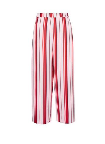 Dorothy Perkins Red Stripe Print Crop Trousers