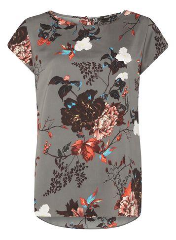 Dorothy Perkins *only Khaki Floral Print Top