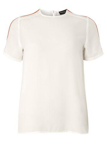 Dorothy Perkins Ivory Contrast Tee