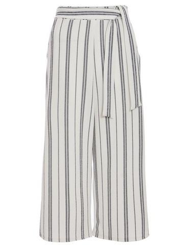 *quiz Stripe Culottes Trousers