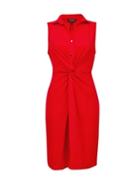 Dorothy Perkins Red Twist Shirt Dress