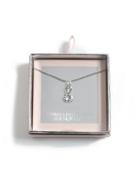 Dorothy Perkins Silver Finish Stone Necklace