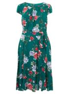 Dorothy Perkins *billie & Blossom Curve Green Floral Dress