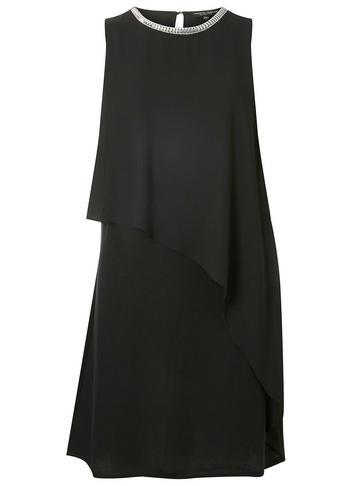 Dorothy Perkins Black Ellie Embellished Shift Dress