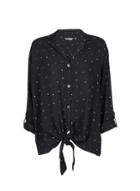Dorothy Perkins *tall Polka Dot Print Crinkle Shirt