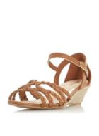 Dorothy Perkins *head Over Heels By Dune Tan Kourt Espadrille Sandals