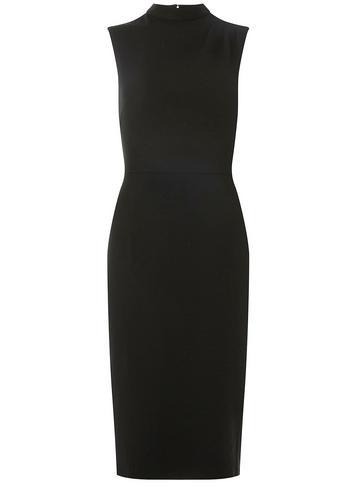 Dorothy Perkins *tall Black High Neck Pencil Dress