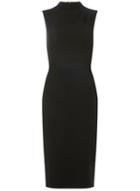 Dorothy Perkins *tall Black High Neck Pencil Dress