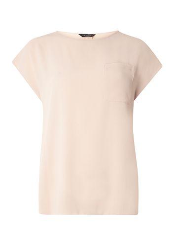 Dorothy Perkins Blush Curve Zip Back T-shirt