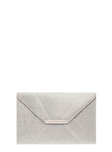 Dorothy Perkins Silver Envelope Clutch