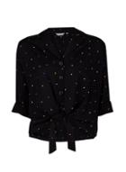 Dorothy Perkins Petite Black Polka Dot Print Shirt