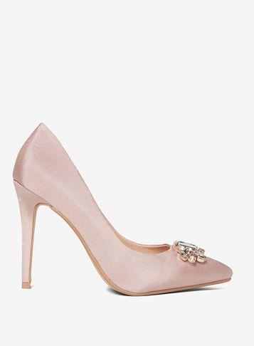 Dorothy Perkins Blush 'glamour' Gem Court Shoes