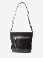 Dorothy Perkins Black Zip Bucket Bag