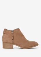 Dorothy Perkins Taupe 'major' Ankle Boots