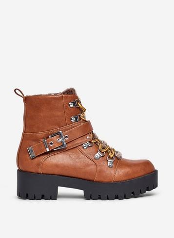 *lola Skye Brown Lexi Hiking Boots