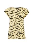 Dorothy Perkins Feather Print Roll Sleeve T-shirt