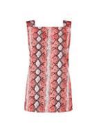 Dorothy Perkins Pink Snake Print Square Neck Top