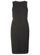Dorothy Perkins Black Pindot Pencil Dress