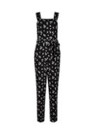 Dorothy Perkins Black Strappy Jersey Jumpsuit
