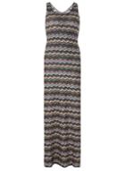 Dorothy Perkins *mela Grey Zig Zag Maxi Dress