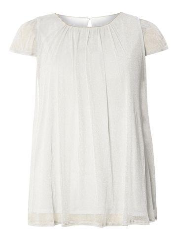 Dorothy Perkins *billie & Blossom Silver Glitter Shell Top