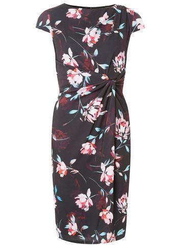 Dorothy Perkins *lily & Franc Manipulated Cap Sleeve Shift Dress