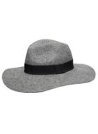 Dorothy Perkins Grey Marl Felt Fedora Hat