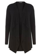 Dorothy Perkins Tall Black Waterfall Cardigan