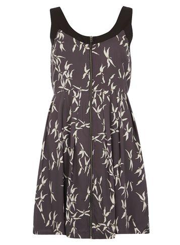 Dorothy Perkins *vero Moda Blue Floral Sun Dress