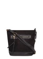 Dorothy Perkins Black Zip Front Bucket Bag