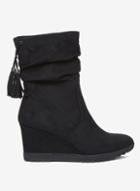 Dorothy Perkins Black 'taylor' Wedge Boots