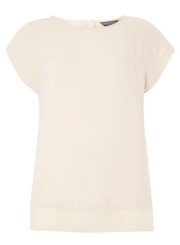 Dorothy Perkins Stone Button Back T-shirt