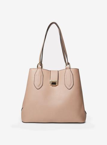 Dorothy Perkins Blush Tab Detail Workwear Tote Bag