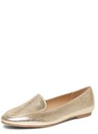 Dorothy Perkins Gold 'lila' Square Toe Loafers