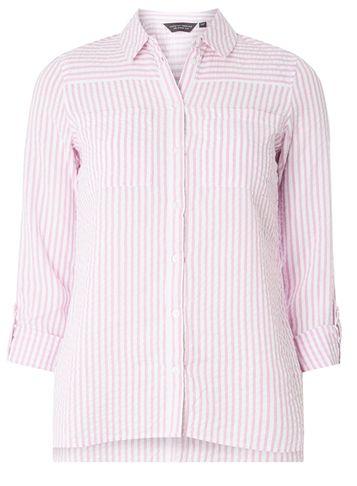 Dorothy Perkins Pink Textured Stripe Shirt