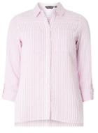 Dorothy Perkins Pink Textured Stripe Shirt