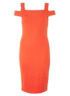 Dorothy Perkins Orange Bandage Bodycon Dress