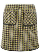 Dorothy Perkins Yellow Geometric Print Mini Skirt