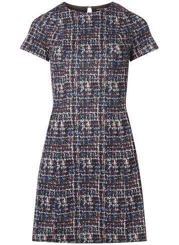 Dorothy Perkins Multi Coloured Printed Fit And Flare Dress