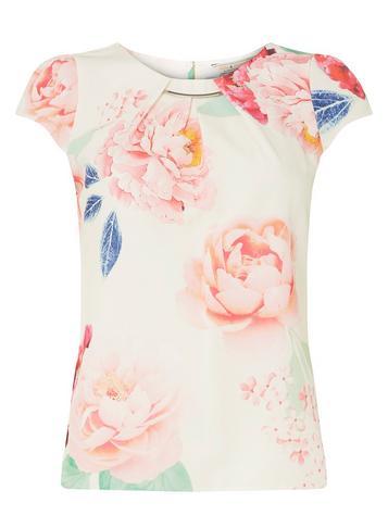 Dorothy Perkins *billie & Blossom White Bloom Floral Print Top