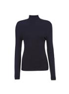 *only Black Roll Neck Top