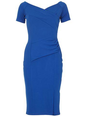 Dorothy Perkins *feverfish Royal Blue Barbara Dress